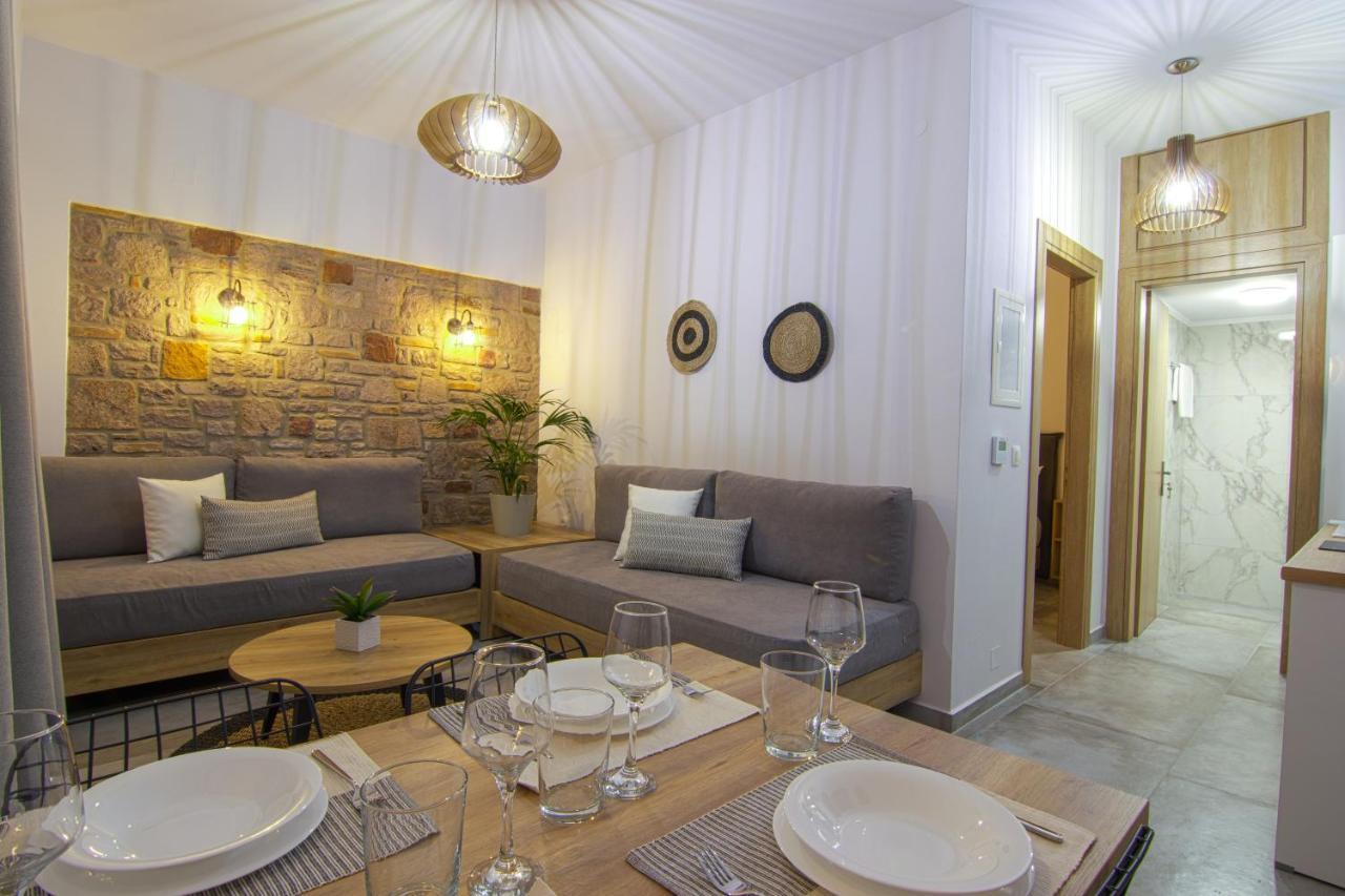 Onar Limnos II Luxury Apartments Moudhros Екстер'єр фото